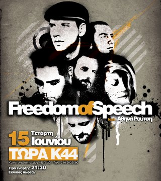  Freedom Of Speech        44 - M
