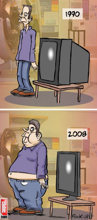 Click για να την δείτε σε μεγάλο μέγεθος
==============
1990 - 2008
Οσο λεπταίνει η TV, ο τηλεθεατής...
Click για να την δείτε σε μεγάλο μέγεθος
==============
1990 - 2008
Οσο λεπταίνει η TV, ο τηλεθεατής...