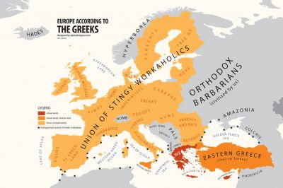 Click για να την δείτε σε μεγάλο μέγεθος
==============
H Ευρώπη σύμφωνα με τους Έλληνες
Από τους χάρτες στερεοτύπων.. μια ενδιαφέρουσα χιουμοριστική ματιά του πώς μπορεί να βλέπουμε εμείς οι Ελληνες την Ευρώπη by alphadesigner.com
Λέξεις Κλειδιά: alphadesigner.com χαρτης στερεοτυπο στερεοτυπα stereotypes map greece europe greekz greeks Click για να την δείτε σε μεγάλο μέγεθος
==============
H Ευρώπη σύμφωνα με τους Έλληνες
Από τους χάρτες στερεοτύπων.. μια ενδιαφέρουσα χιουμοριστική ματιά του πώς μπορεί να βλέπουμε εμείς οι Ελληνες την Ευρώπη by alphadesigner.com
Λέξεις Κλειδιά: alphadesigner.com χαρτης στερεοτυπο στερεοτυπα stereotypes map greece europe greekz greeks