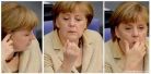 Merkel peaking ear
angela merkel eating ear wax