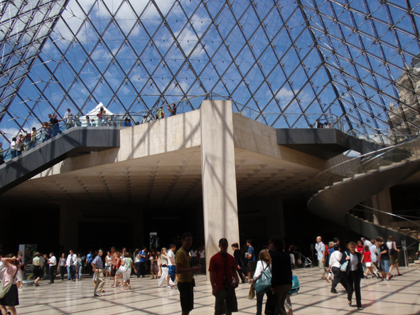 Inside the Louvre, Paris