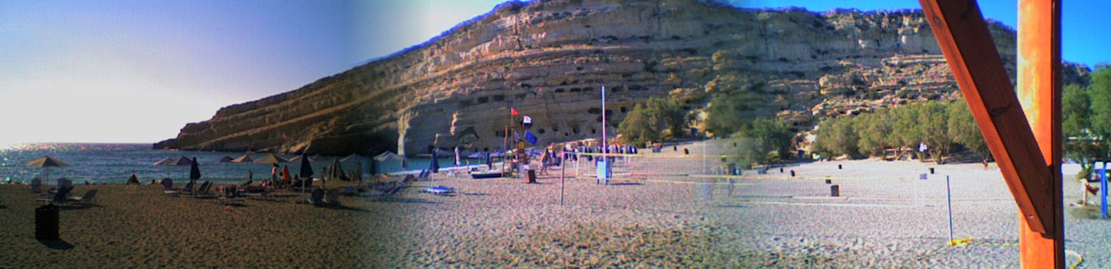 panoramic photo Matala