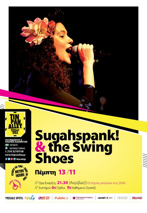     Live SugahSpank! + Swing Shows  Tin Pan Alley