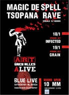 Magic De Spell &  Rave      Blue Live